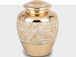 Brass cremation ashes urns