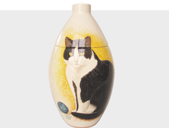 Painted pet urns