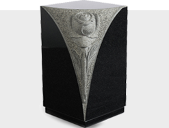Stone cremation urns for ashes