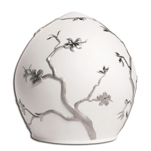 Porcelain cremation urns
