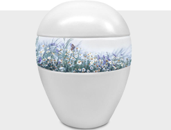 Porcelain keepsake cremation urns