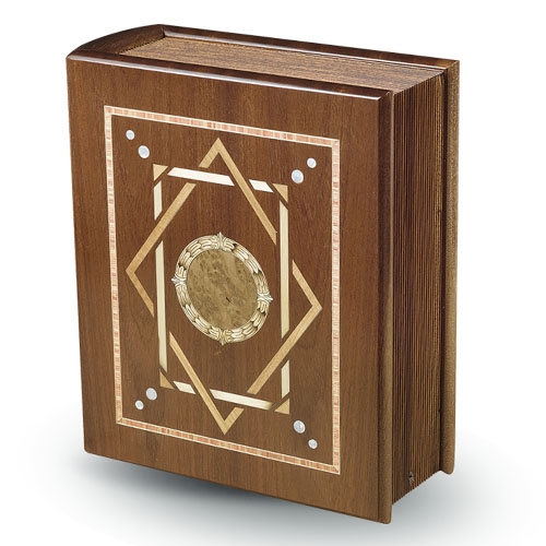 Wooden cremation urns for ashes