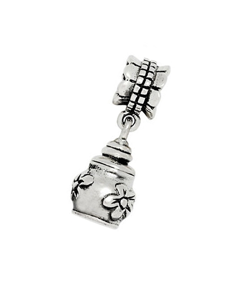 Silver Ashes charm Flowers for Pandora bracelets