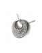 Silver (925) Ash Pendant Round with zirconia stones