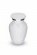 Aluminium mini urn 'Elegance' matte white