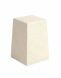 Ceramic art urn white slip