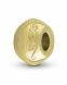 Gold memorial ashes charm/bead 'Cat and Mous'