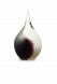 Teardrop shaped glass keepsake ashe urn 'Memorie'