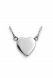 Stainless Steel Ashes Necklace with Heart - Self-Fill