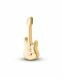 Ash pendant 'Electric guitar' gold