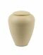 Ceramic Urn for Ashes 'Art for Eternity' Beige