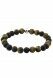 Tiger's eye ashes-bracelet with silver ash element for woman