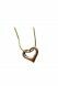 Stainless steel ashes pendant 'Angel wing'
