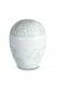 Keepsake urn of porcelain 'Planet' - Marine water relief - green