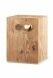 Urn for Ashes 'Silenzio' old wood with golden heart | SALE