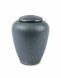 Silver-blue ceramic urn