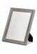 Wooden photo frame grey 24x18 cm