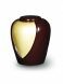 Fiberglass cremation ash urn 'South' red