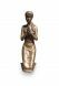 Grave remembrance sculpture 'Praying girl'