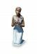 Grave remembrance sculpture 'Girl with dove