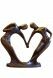 Grave memorial sculpture 'Dancing couple'