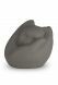 Grey cat urn