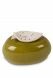 Ceramic keepsake urn 'Lily' khaki