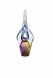 Crystal glass ornament keepsake urn 'Unicorn'