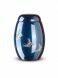 Dark blue glassfiber funeral urn 'Butterflies'