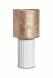 Lamp urn for ashes 'Noah marble' caramel