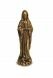 Memorial Statue of Mary with Folded Hands in Bronze