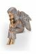 Memorial Statue of Sitting Angel – 3D, freestanding, dowel on the bottom