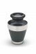 Black brass keepsake funeral urn