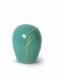 Fibreglass cremation ash keepsake urn 'Cybele' turquoise