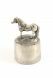 Pewter horse cremation ashes urn