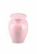pet urn for ashes pink with paw prints in various sizes