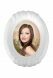 Porcelain photo for monuments 'Oval with border'
