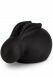 Rabbit cremation ashes urn matte black