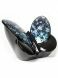 Butterfly cremation urn for ashes | blue
