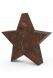 Bronze cremation ashes mini urn 'Star'