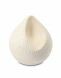 Handmade Ceramic Teardrop Urn 'Ohm' – White