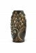 Bronze cremation ash urn 'Leaves falling'