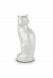 Cat urn white