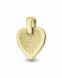 Fingerprint pendant 'Heart' made of gold Ø 1.5 cm