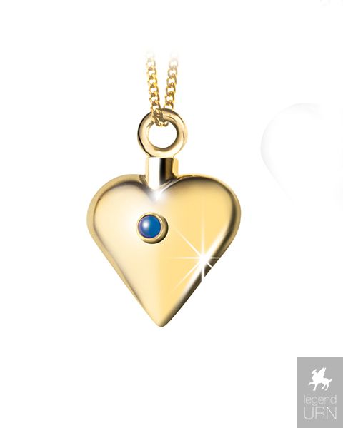 14k gold ash on sale pendant