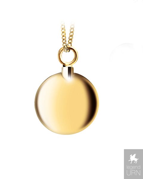 14k gold ash on sale pendant