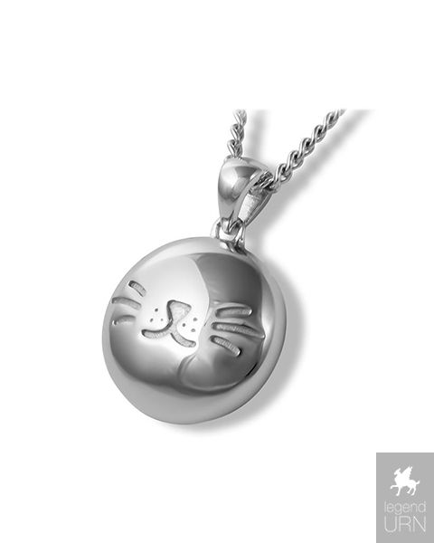 Ashes necklace cat top