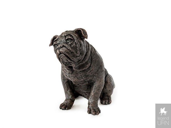 Bulldog urns for ashes cheap