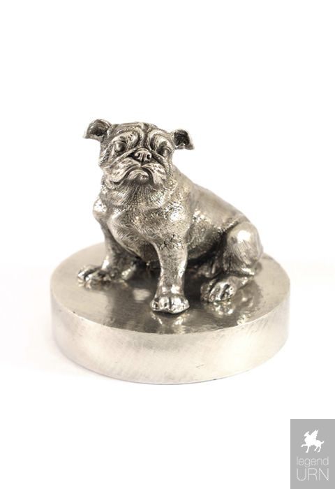 Bulldog urns top for ashes