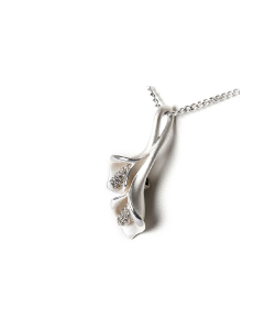 Silver (925) Ash Pendant 'Calyx'